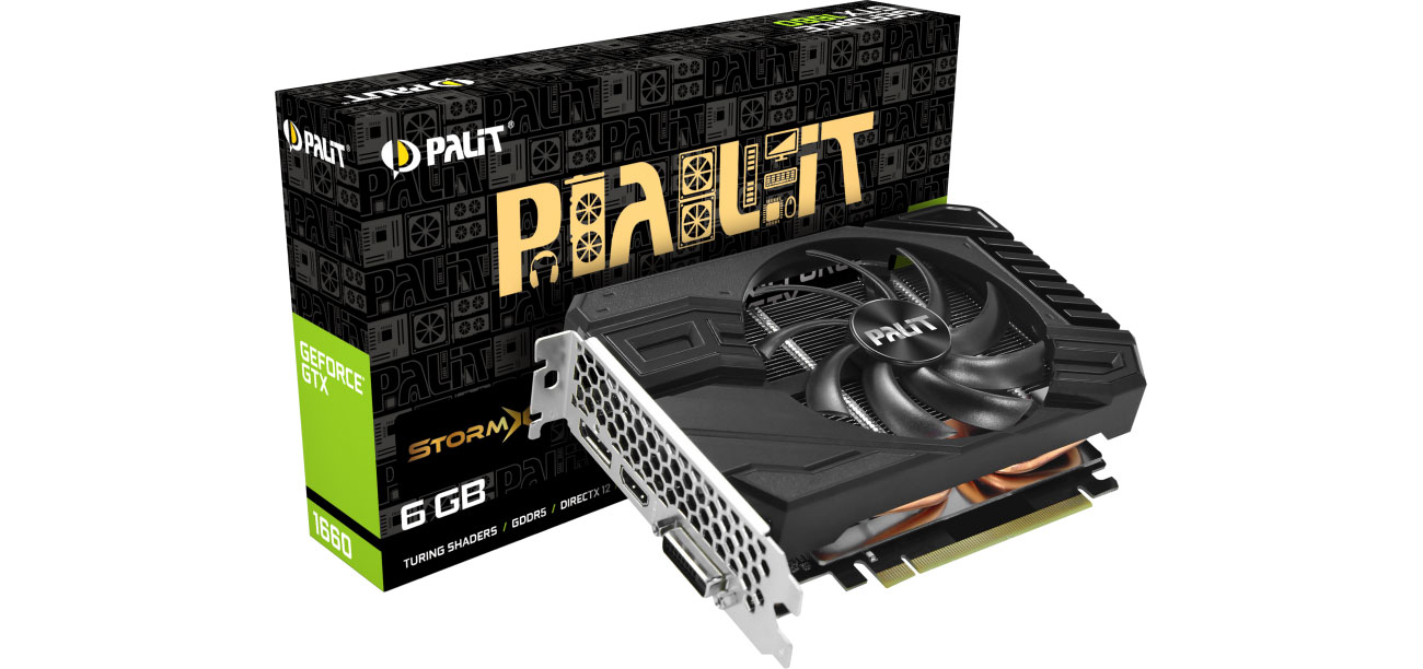 Karta graficzna NVIDIA Palit GeForce GTX 1660 StormX 6GB GDDR5
