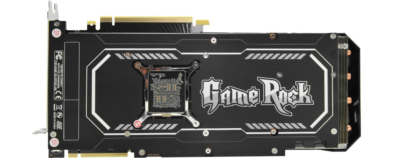 Palit GeForce RTX 2080 GameRock Backplate