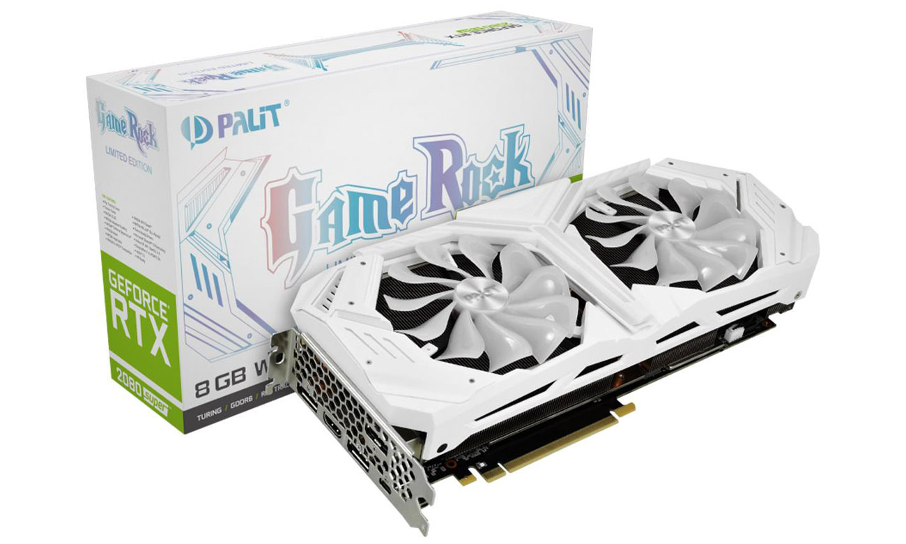 Palit GeForce RTX 2080 SUPER White GR Premium 8GB GDDR6 - Karty 