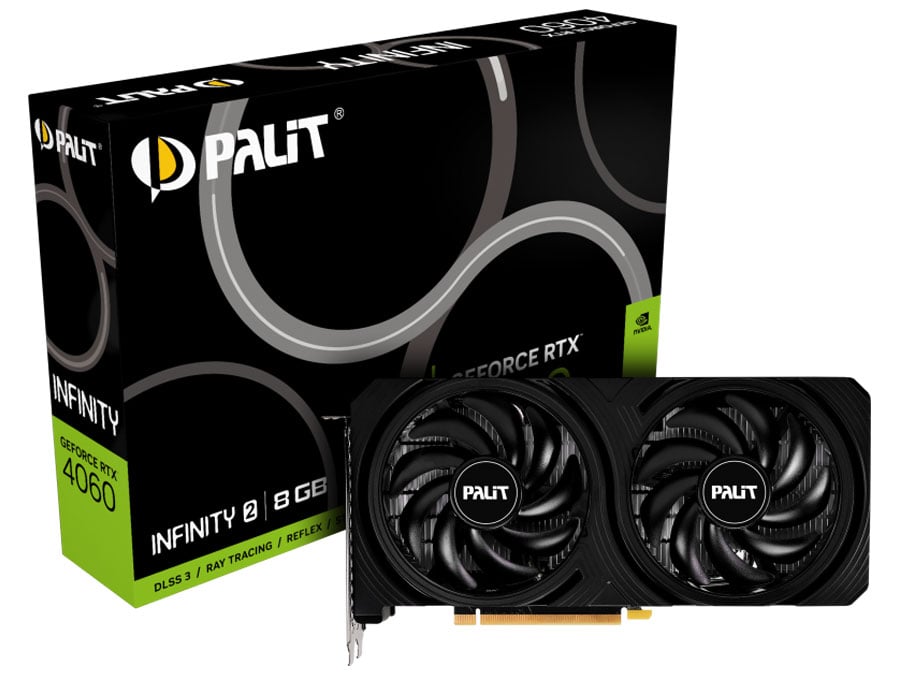 PNY GeForce RTX 4060 Ti Verto Dual Fan OC 8 GB GDDR6