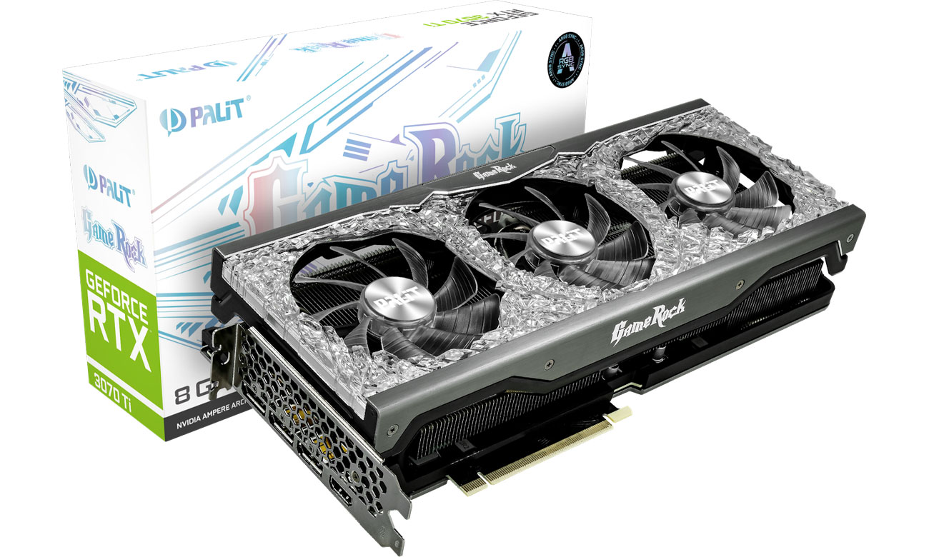 Palit GeForce RTX 3070 Ti Game Rock 8 ГБ GDDR6X NED307T019P2-1047G