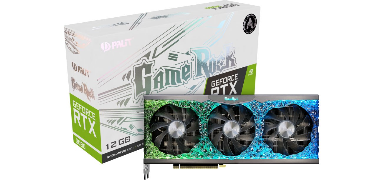 グラフィックボード・グラボ・ビデオカード RTX3080 GameRock 12GB Palit Products - GeForce RTX™ 3080 GameRock 12GB ::