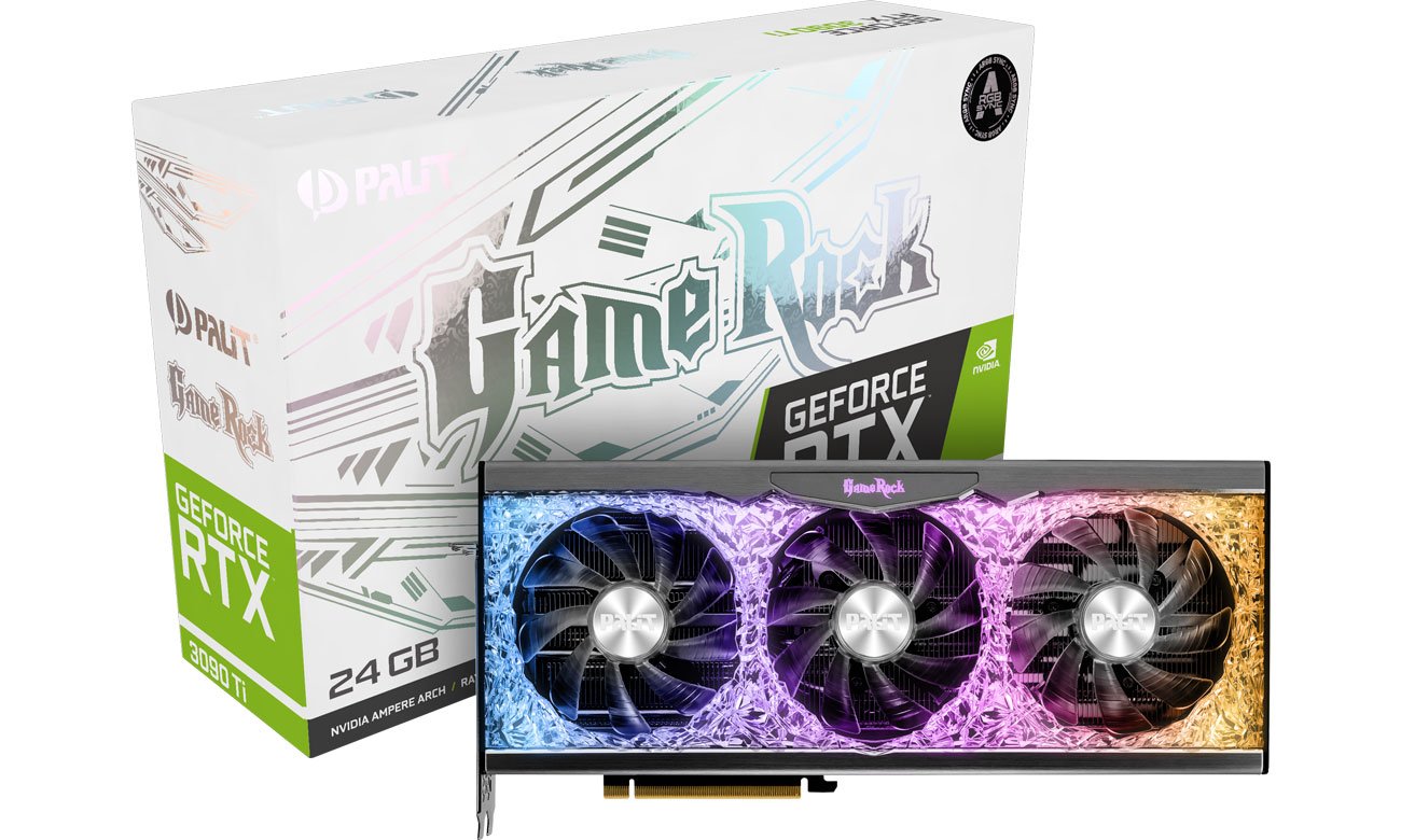 Коробка для відеокарти Palit GeForce RTX 3090 Ti GameRock