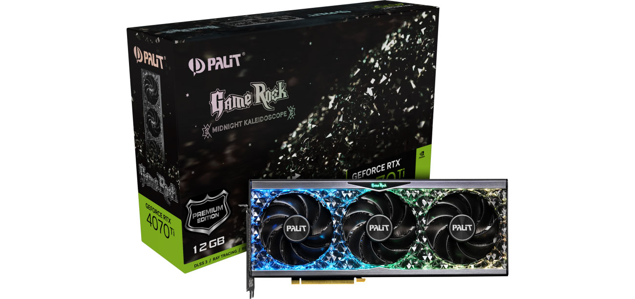 2025年 お歳暮・冬ギフト特集 Ti 4070 RTX GeForce Palit GameRock GDDR6X 12GB Premium グラフィックボード・グラボ・ビデオカード
