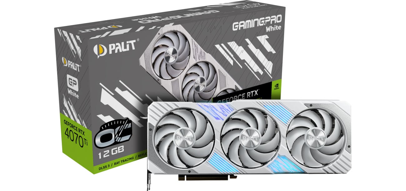 Palit GeForce RTX 4070 Ti GamingPro White OC 12 ГБ GDDR6X