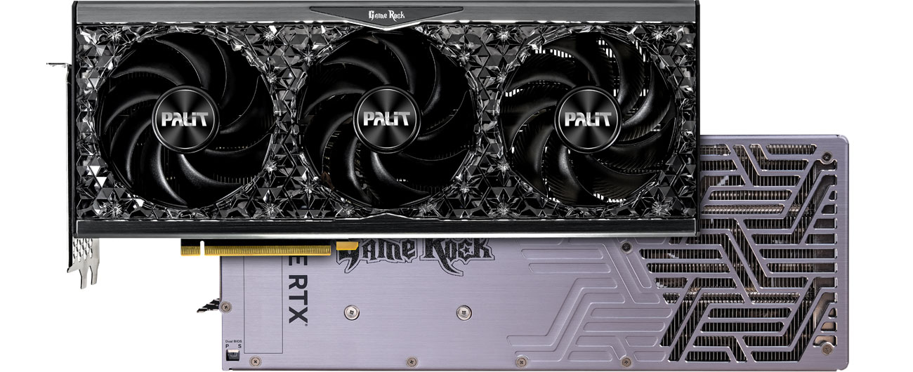 Охлаждение Palit GeForce RTX 4080 GameRock