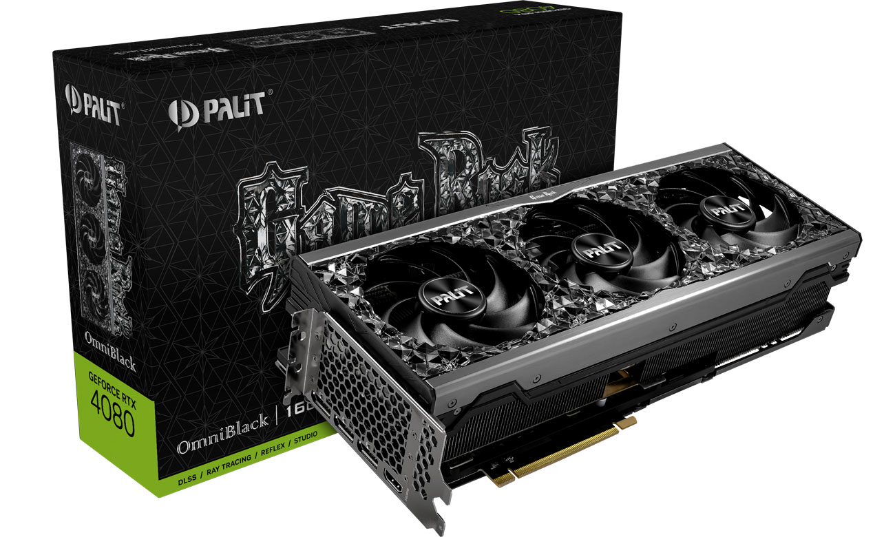 Palit GeForce RTX 4080 GameRock OmniBlack 16 GB GDDR6X