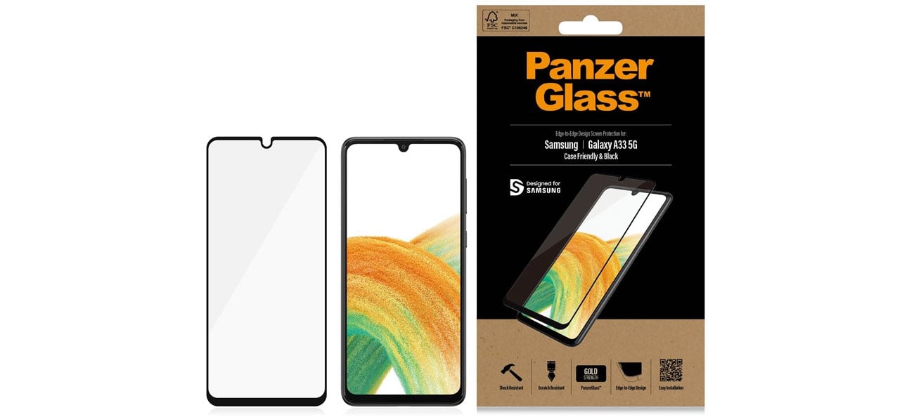 PanzerGlass E2E Regular do Samsung Galaxy A33