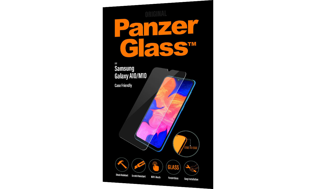 PanzerGlass Szkło Edge do Galaxy A10 7183 / 5711724071836