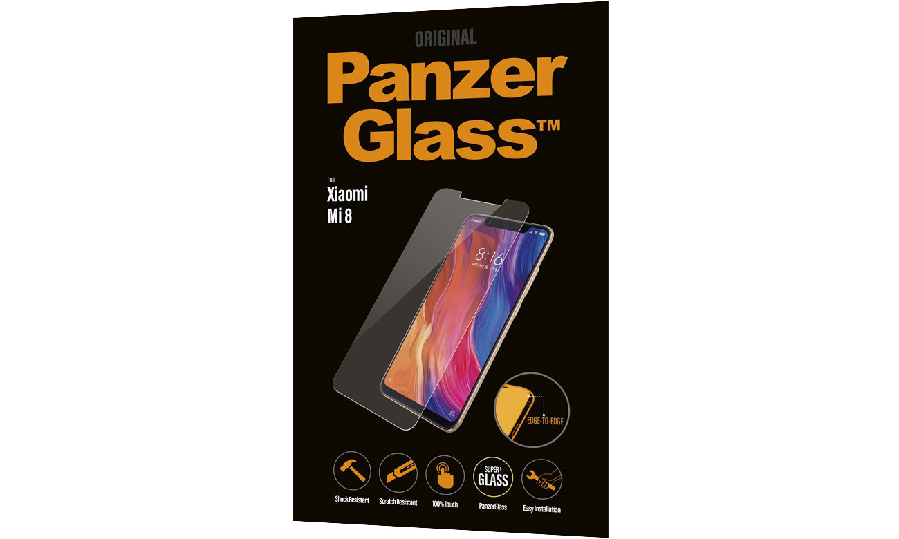 PanzerGlass Szkło Edge do Xiaomi Mi 8 5711724080036 / 8003