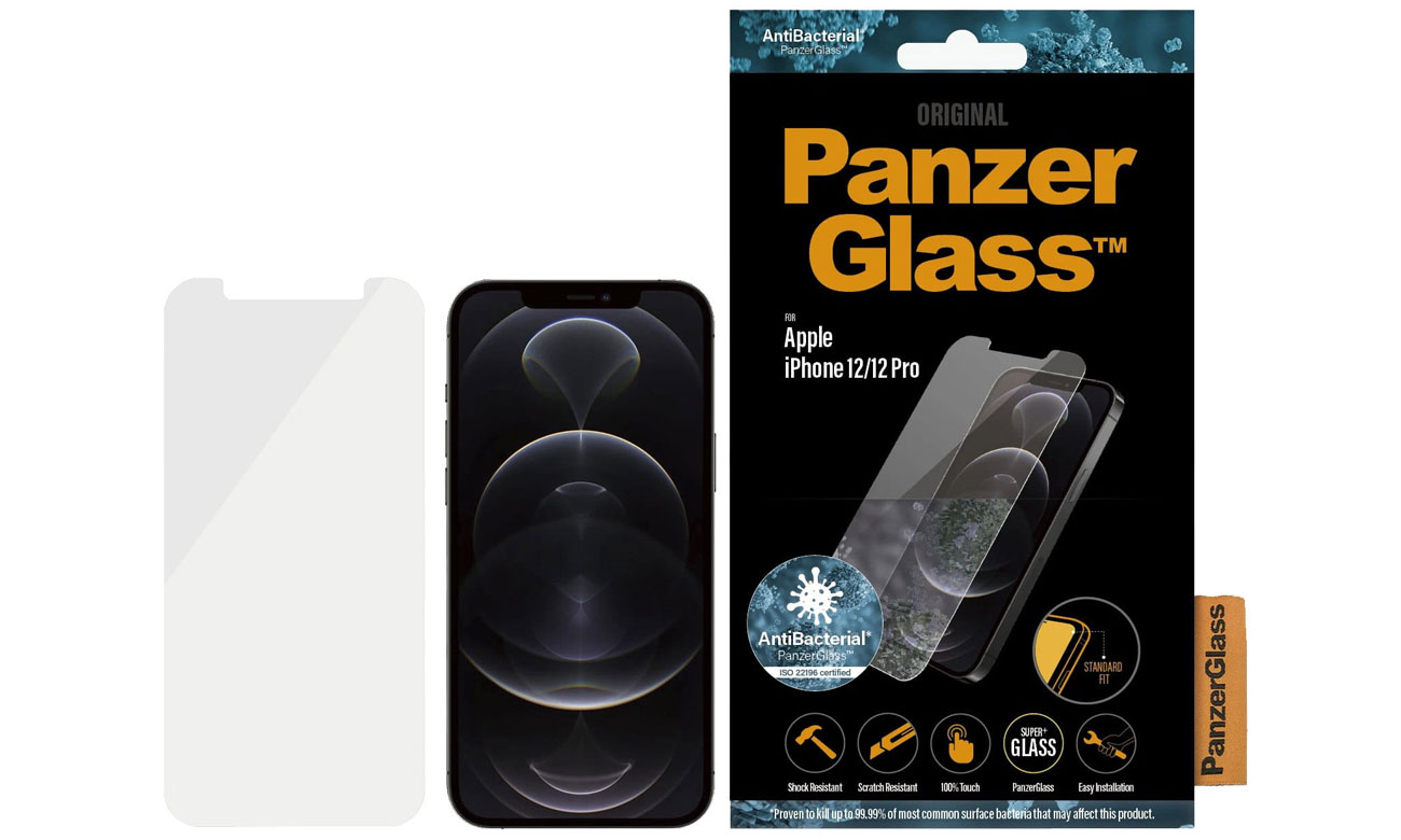 Szkło ochronne PanzerGlass Pro Standard Super+ do iPhone 12/12 Pro