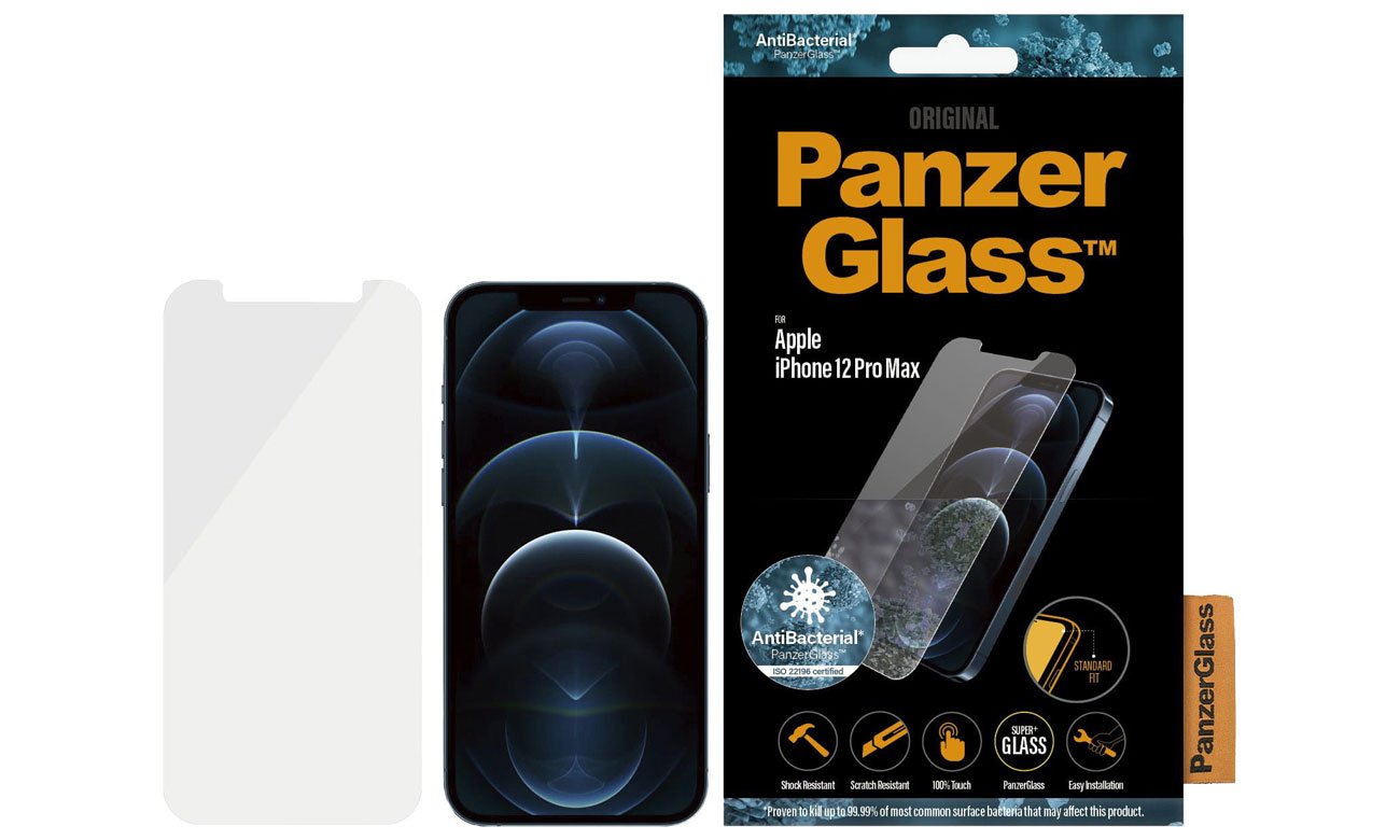 Szkło ochronne PanzerGlass Pro Standard Super+ do iPhone 12 Pro Max