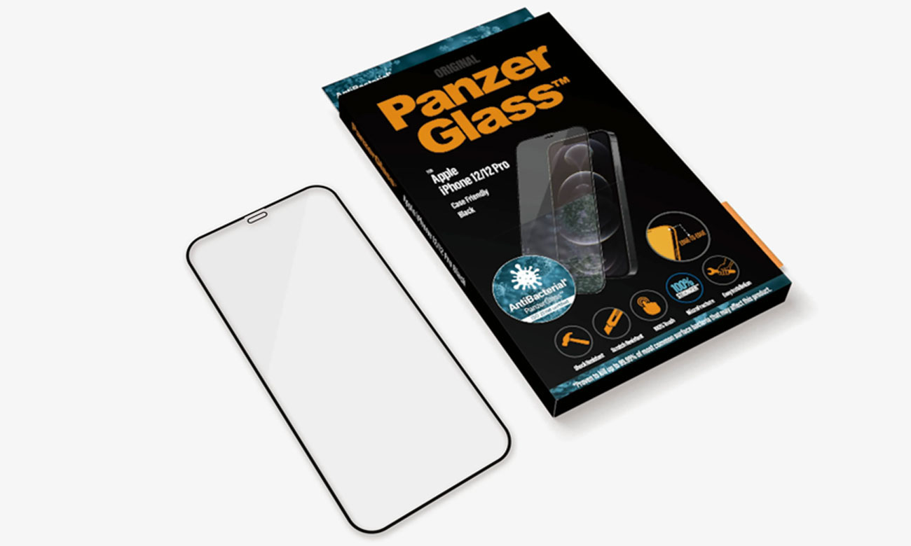 Szkło ochronne PanzerGlass Super+ Case Friendly do iPhone 12/ 12 Pro