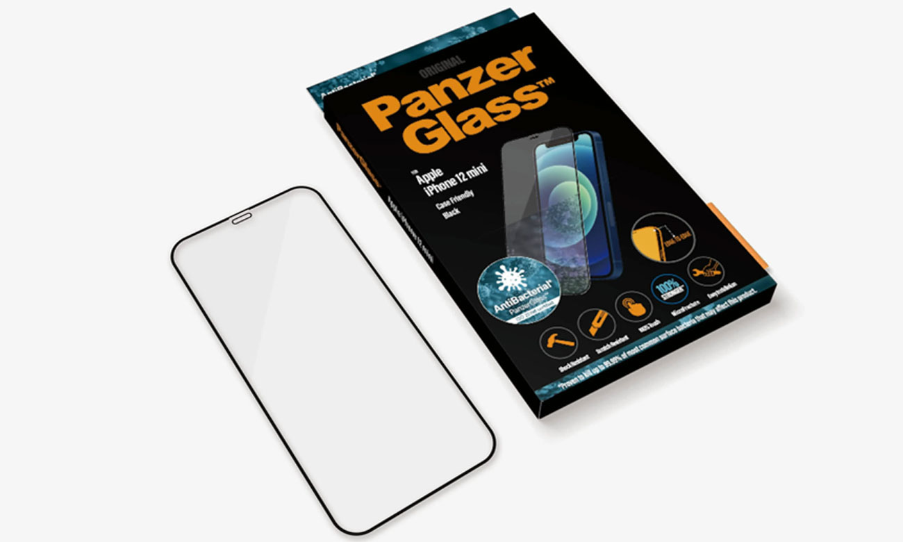 Szkło ochronne PanzerGlass Super+ Case Friendly do iPhone 12 Mini