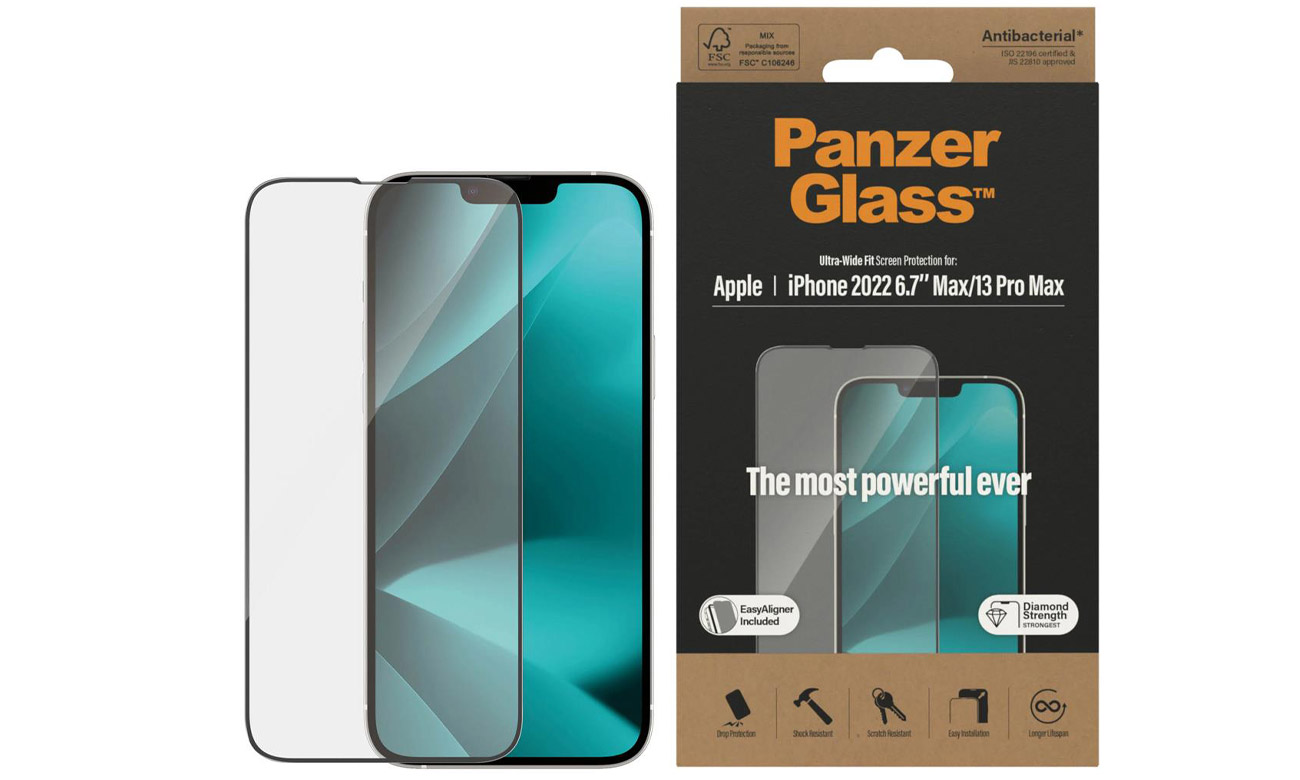 PanzerGlass Ultra-Wide Fit opakowanie