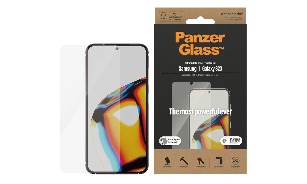PanzerGlass Ultra-Wide Fit opakowanie