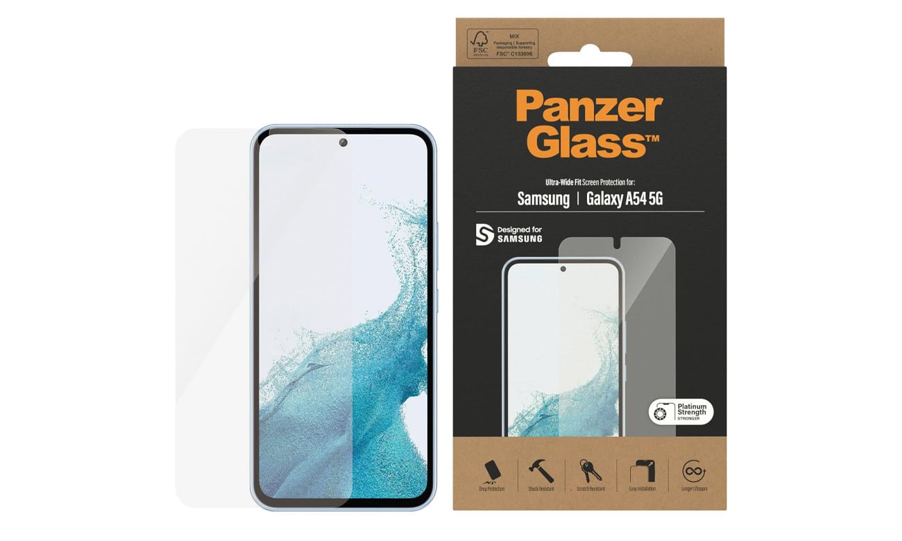 PanzerGlass Ultra-Wide Fit opakowanie