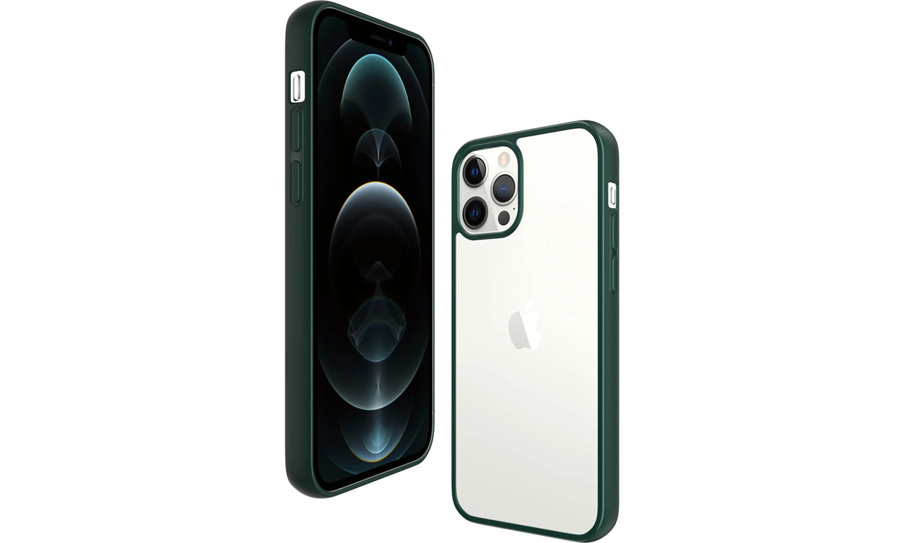 PanzerGlass ClearCase do iPhone 12 Pro Max Racing Green 5711724002694