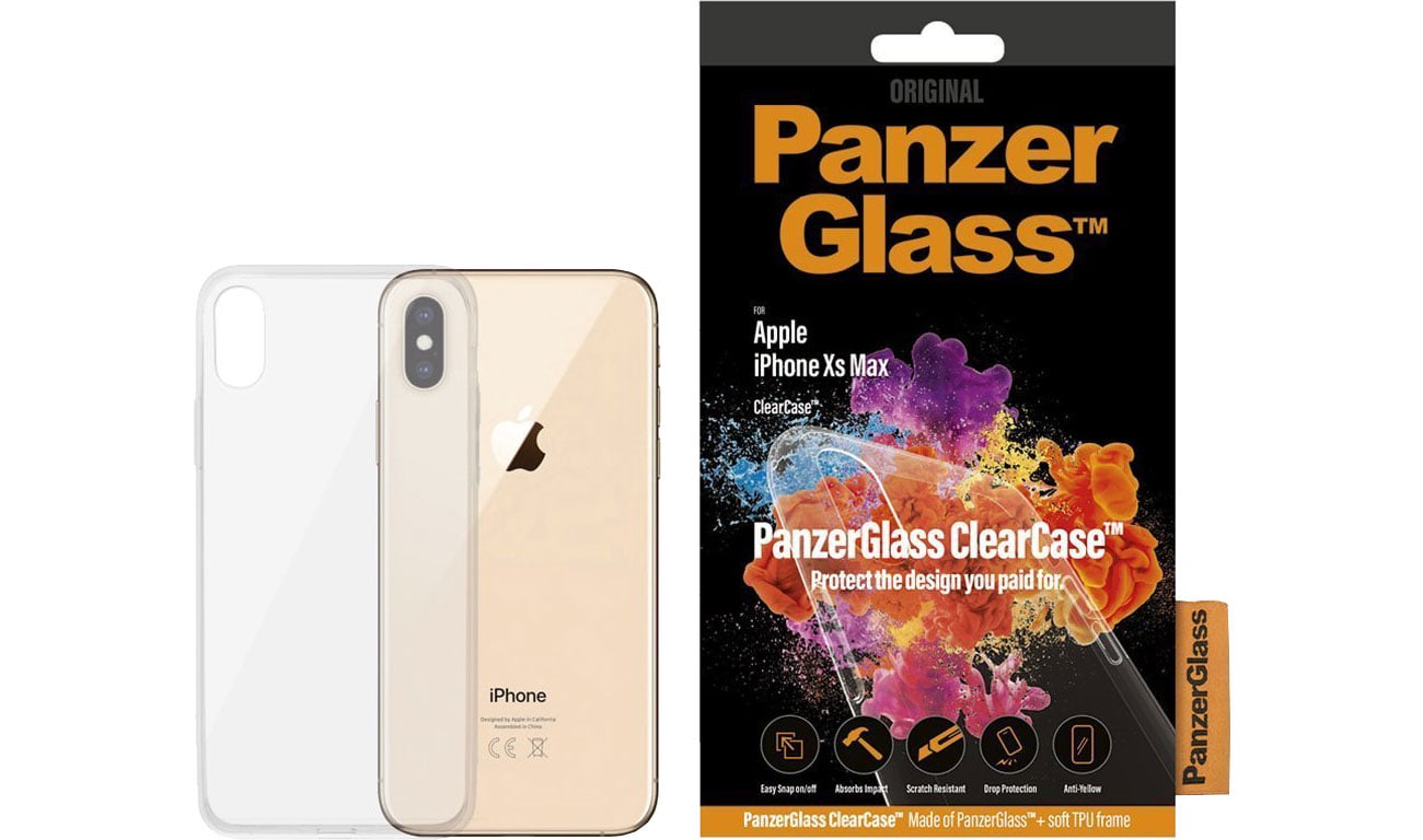 Etui PanzerGlass Clear Case do iPhone Xs MAX 0191 / 5711724001918