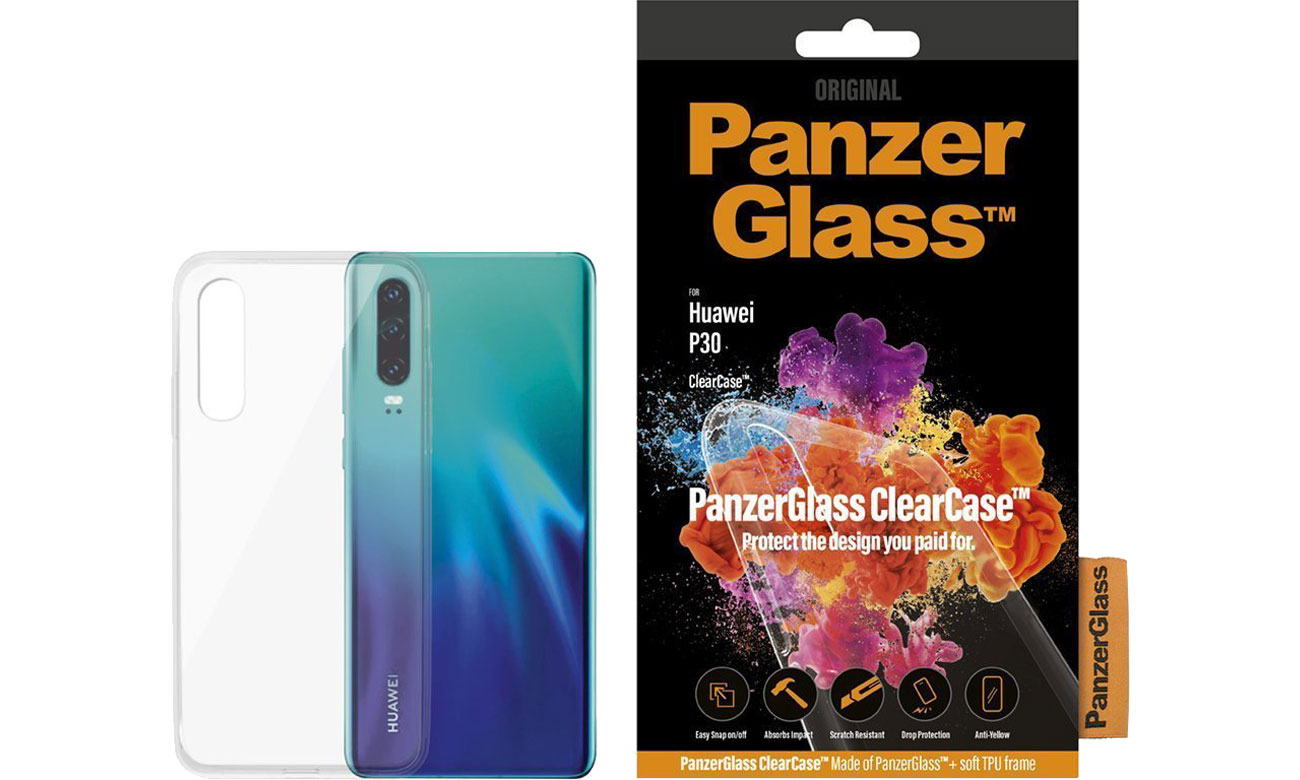 Etui PanzerGlass Clear Case do Huawei P30 0198 / 5711724001987