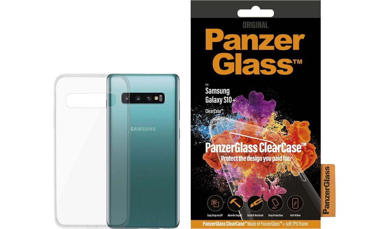 Etui PanzerGlass Clear Case do Samsung Galaxy S10+ 0196 / 5711724001963