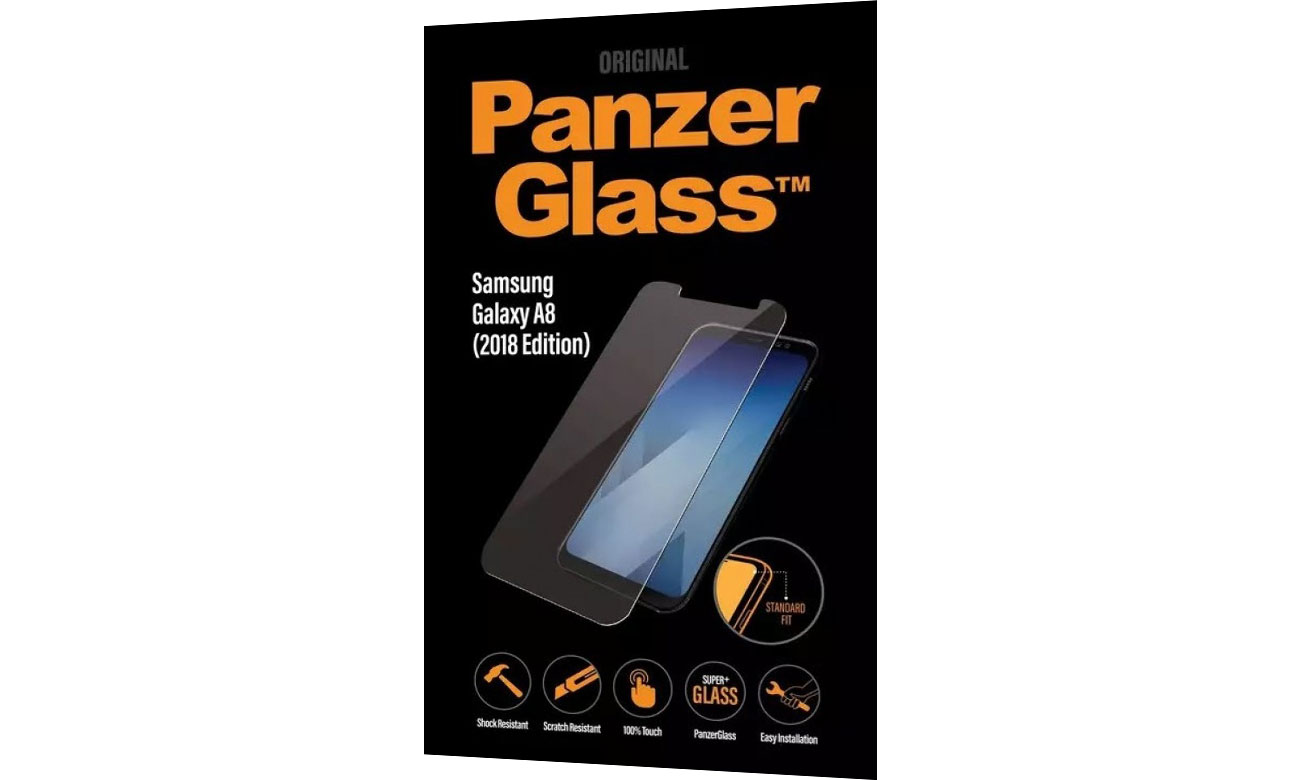 PanzerGlass Szkło Standard Fit do Samsung Galaxy A8 2018 5711724071416 / 7141