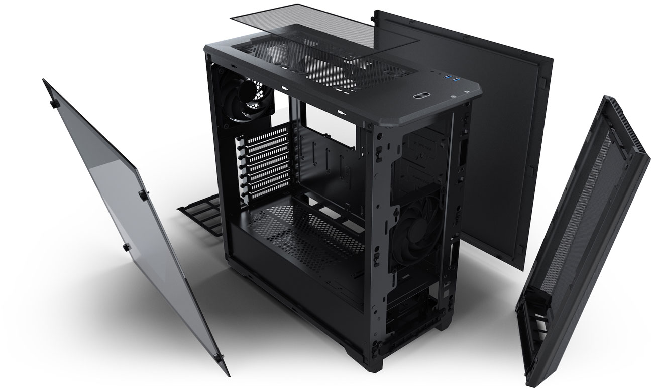 Phanteks Eclipse P400A Black - Konstrukcja