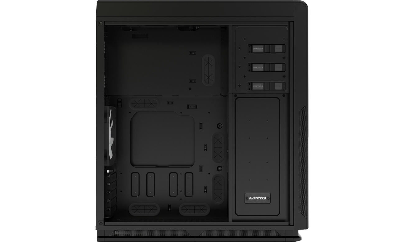 Phanteks Enthoo Mini XL widok wnętrza z lewej