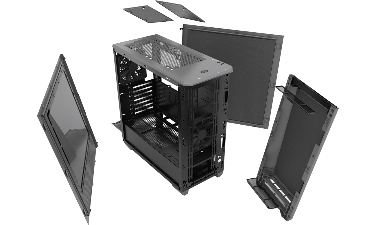 Phanteks Eclipse P400S filtry i wentylatory