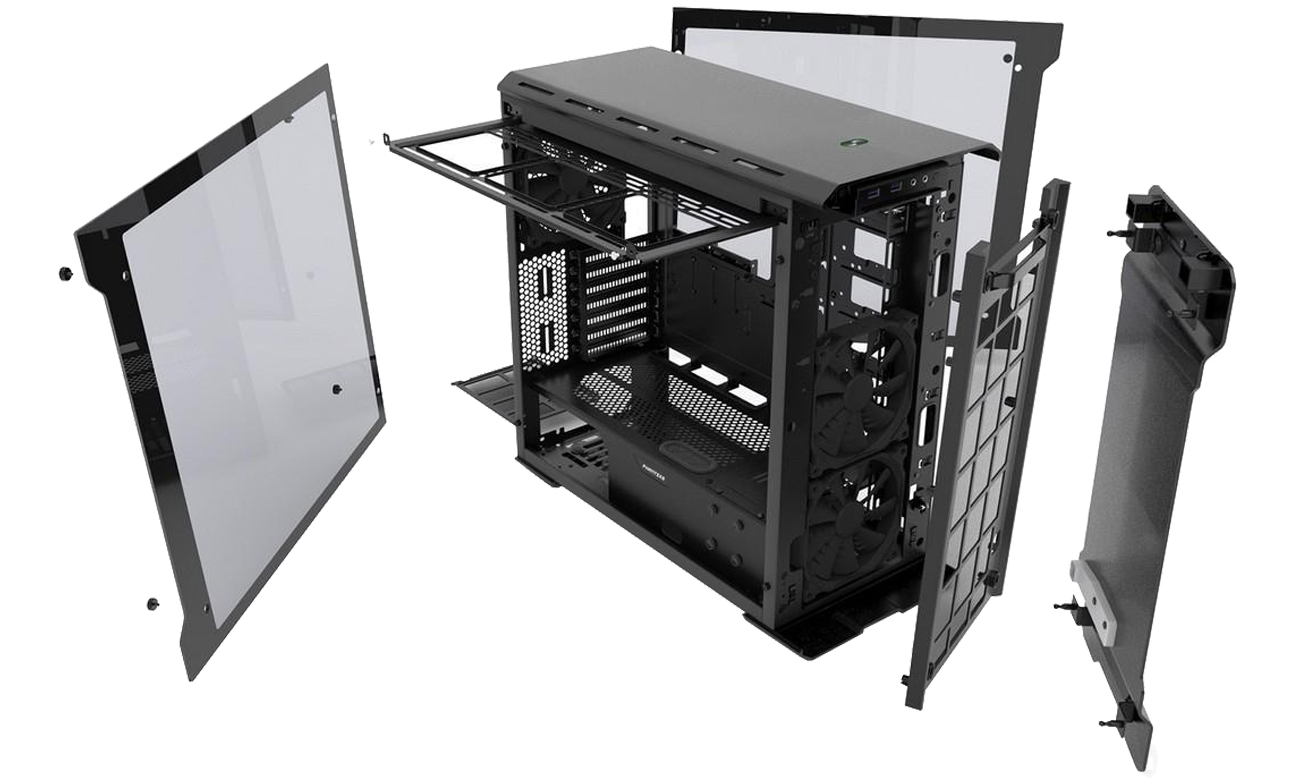 Phanteks Enthoo Evolv wentylatory i filtry