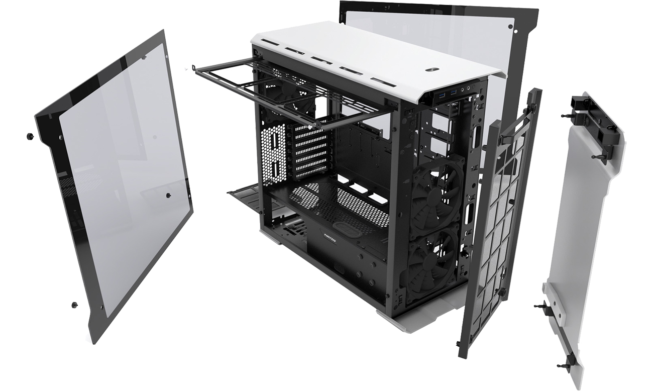 Phanteks Enthoo Evolv wentylatory i filtry