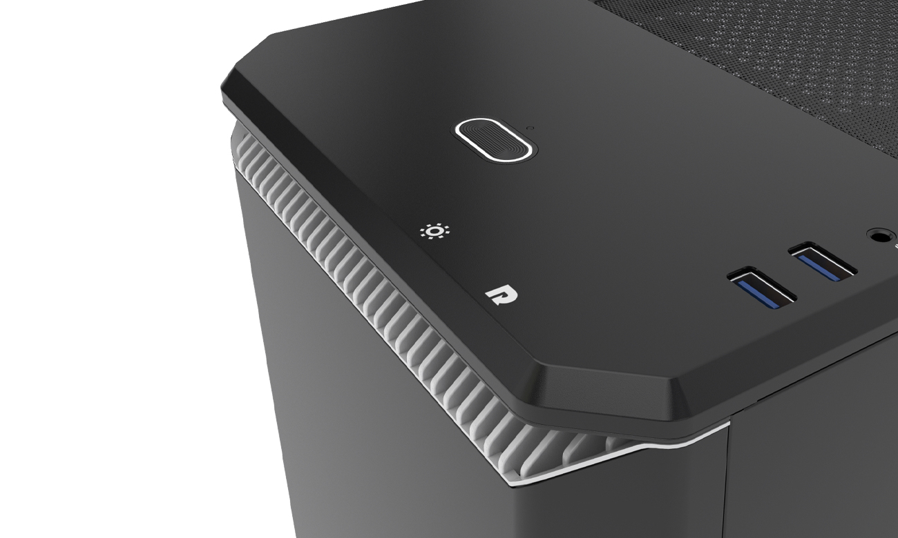 Phanteks Eclipse P400 złącza USB