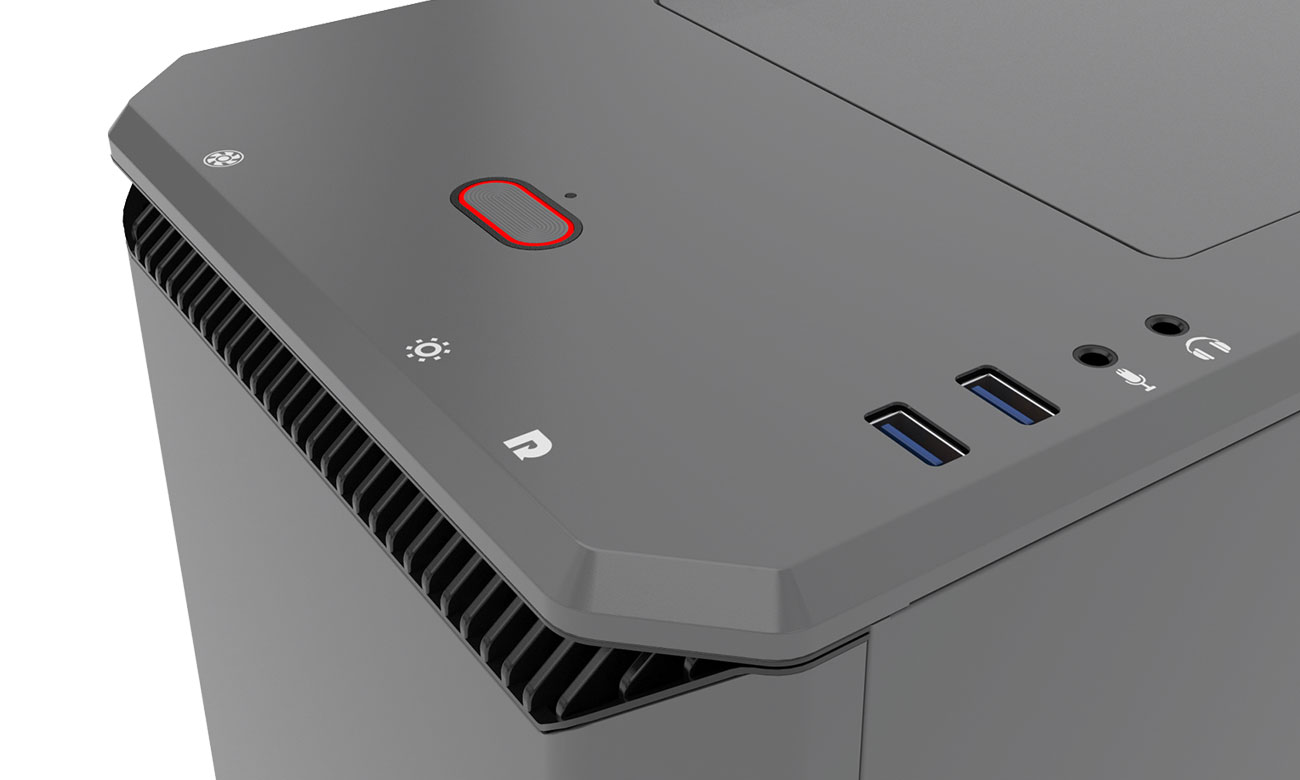 Phanteks Eclipse P400S GEPH-060 Złącza na panelu górnym
