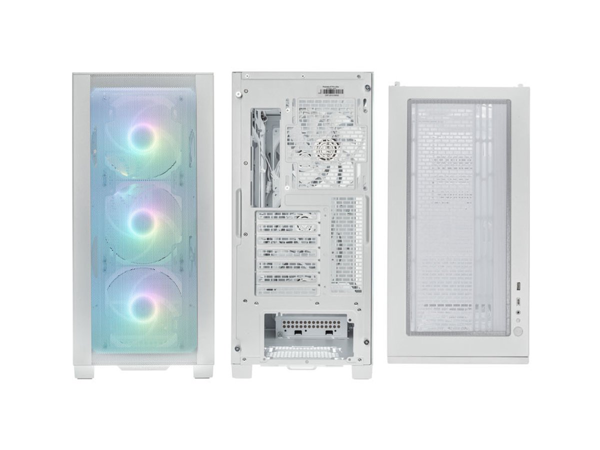 Phanteks XT Pro Ultra D-RGB przód, tył i góra