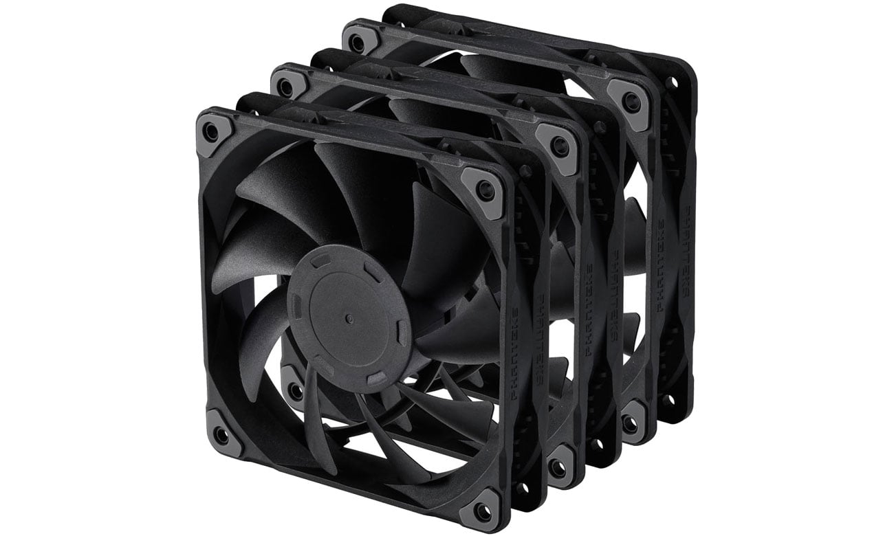 Wentylatory Phanteks M25 PWM Fan Black Triple Pack 3x120 mm