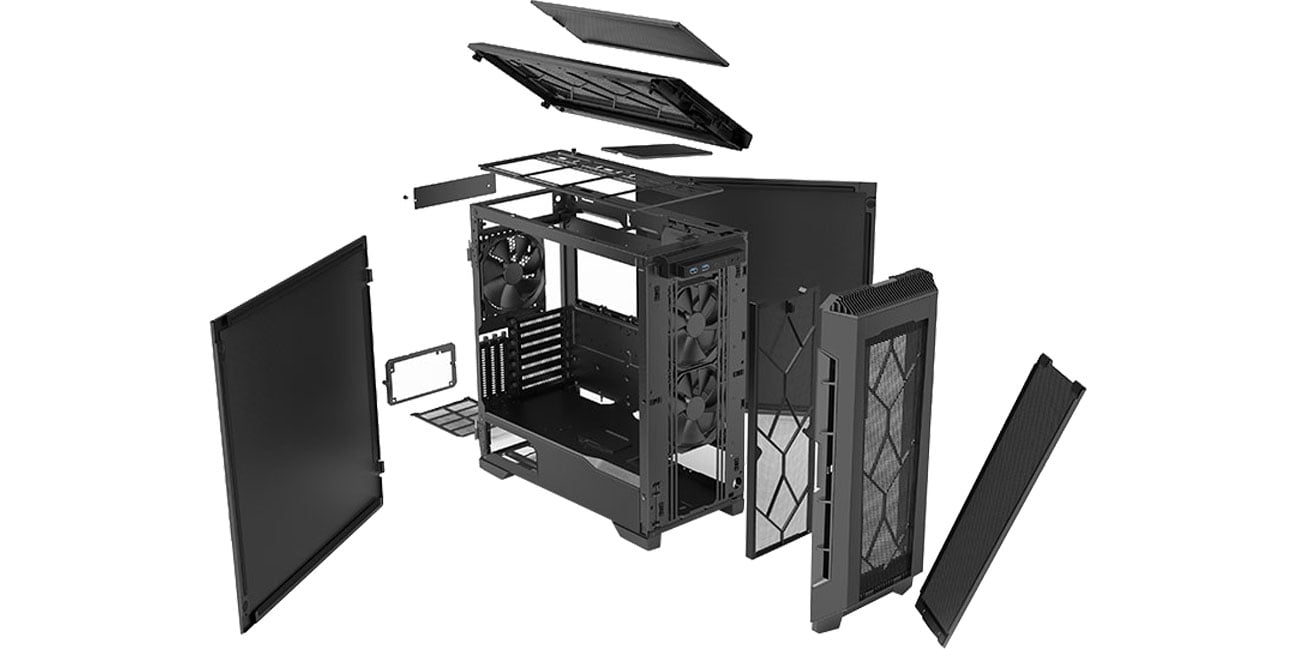 Phanteks Eclipse P600S TG Przód, tył