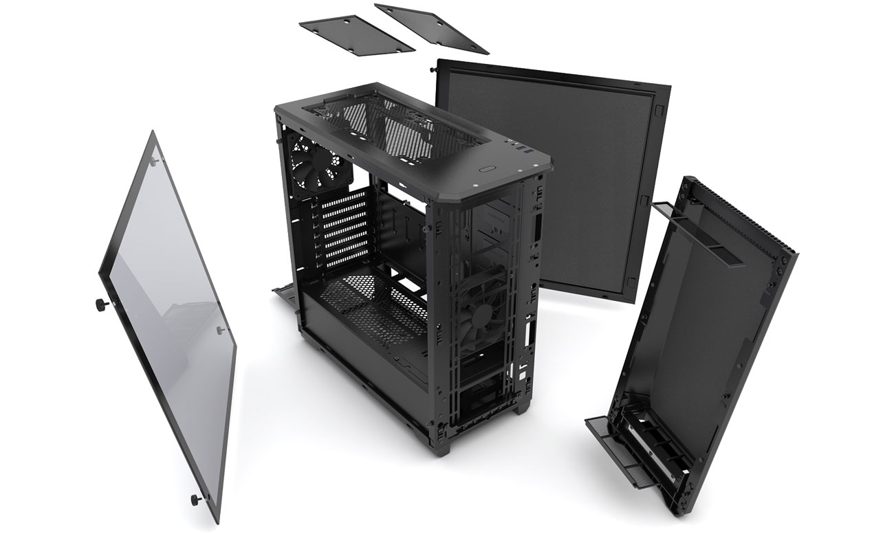 Phanteks Eclipse P400S TG (czarny) - Chłodzenie