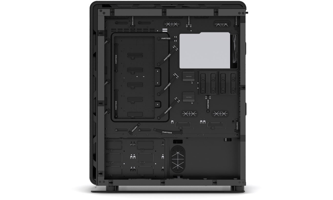 Phanteks Enthoo Elite PH-ES916E Wnętrze, aranżacja kabli