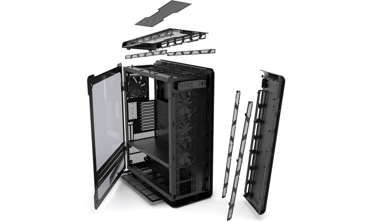 Phanteks Enthoo Elite PH-ES916E System chłodzenia, wentylatory