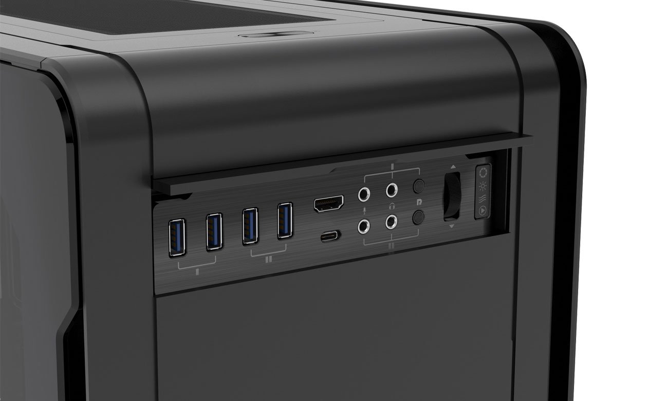 Phanteks Enthoo Elite PH-ES916E Panel przedni USB, HDMI, Audio