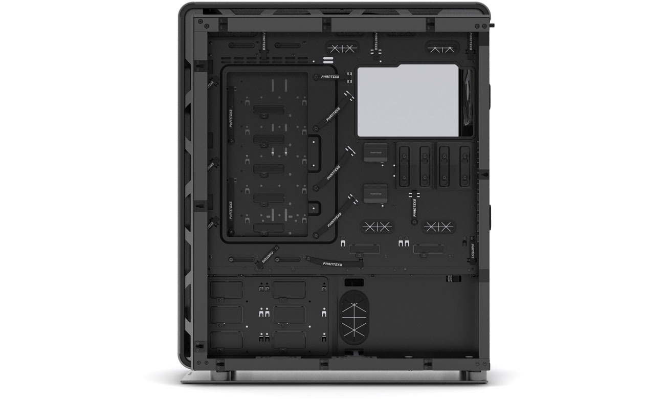 Phanteks Enthoo Elite PH-ES916E Wnętrze, aranżacja kabli