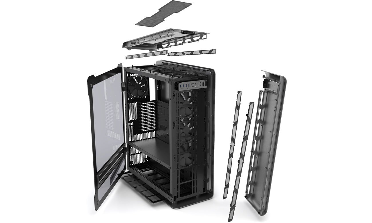 Phanteks Enthoo Elite PH-ES916E System chłodzenia, wentylatory
