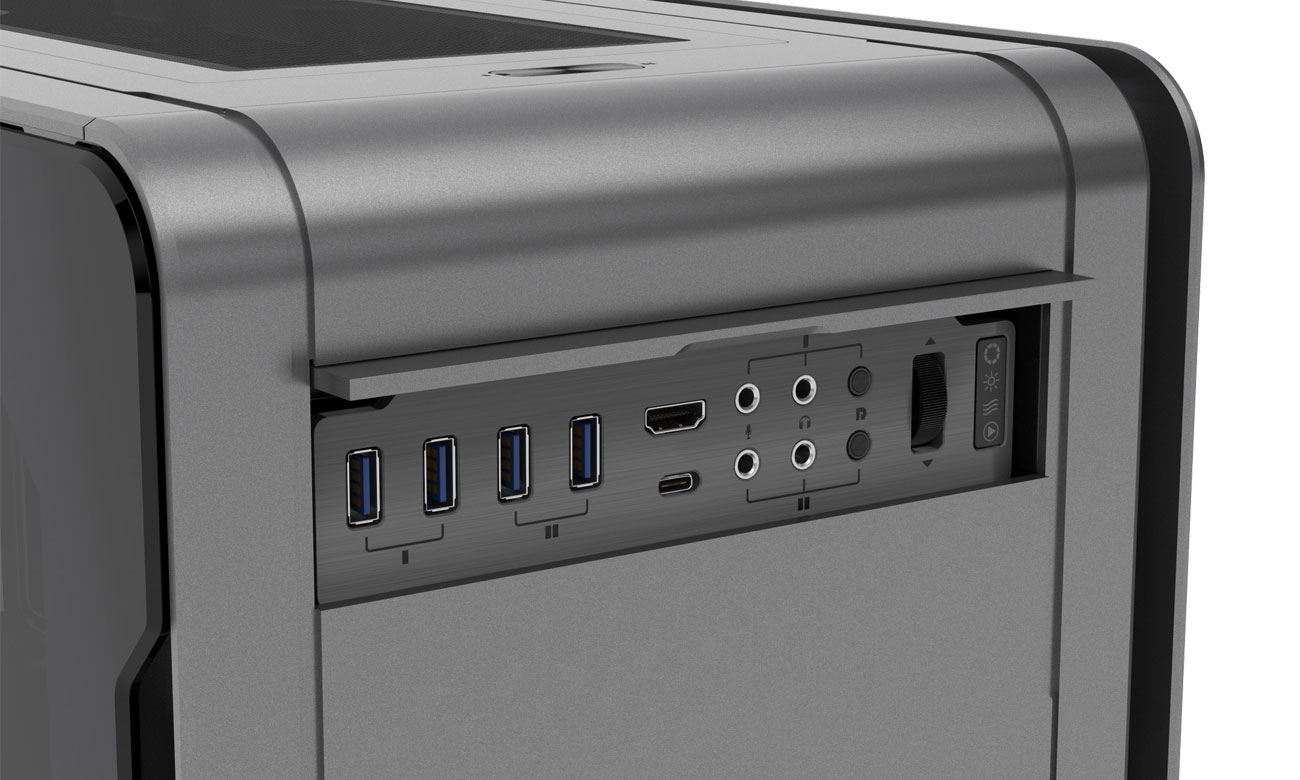 Phanteks Enthoo Elite PH-ES916E Panel przedni USB, HDMI, Audio