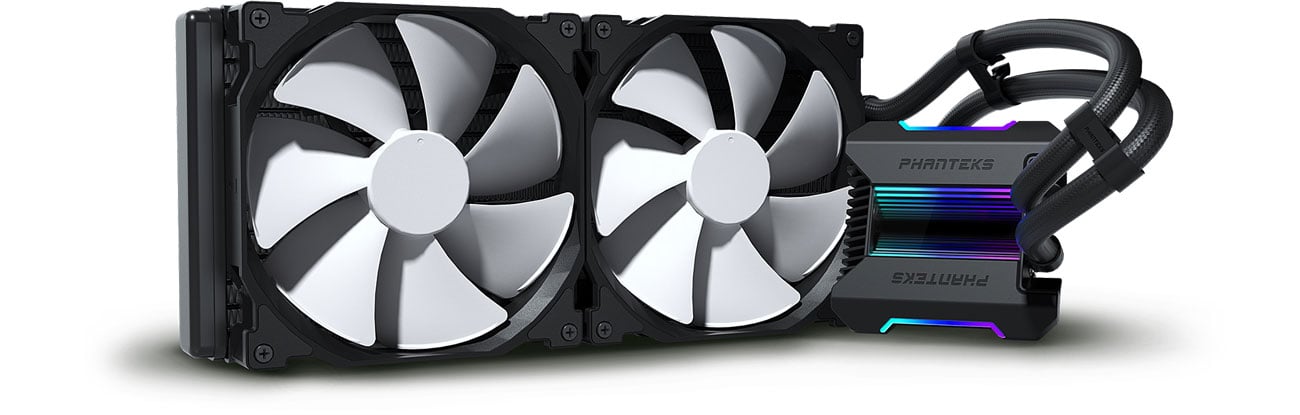 Chłodzenie procesora Phanteks Glacier One 280 DRGB Black 2x140mm PH-GO280MP_DBK01