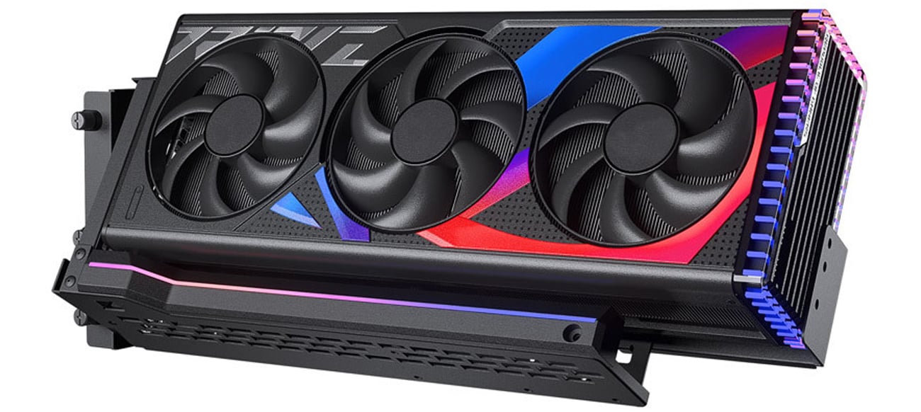 Phanteks Premium Vertical GPU Bracket + PCIe 4.0 x16 Riser z kartą graficzną