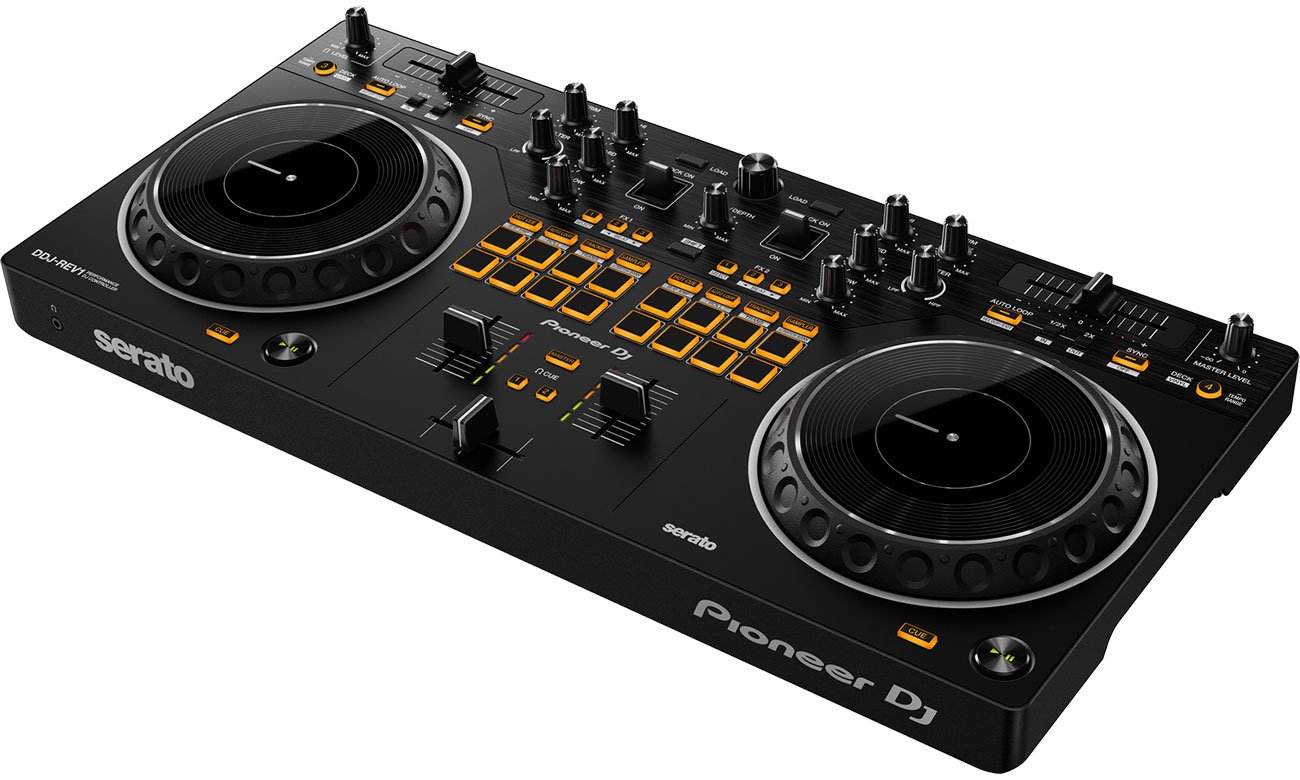 Pioneer DDJ-REV1 Ansicht von oben im Winkel