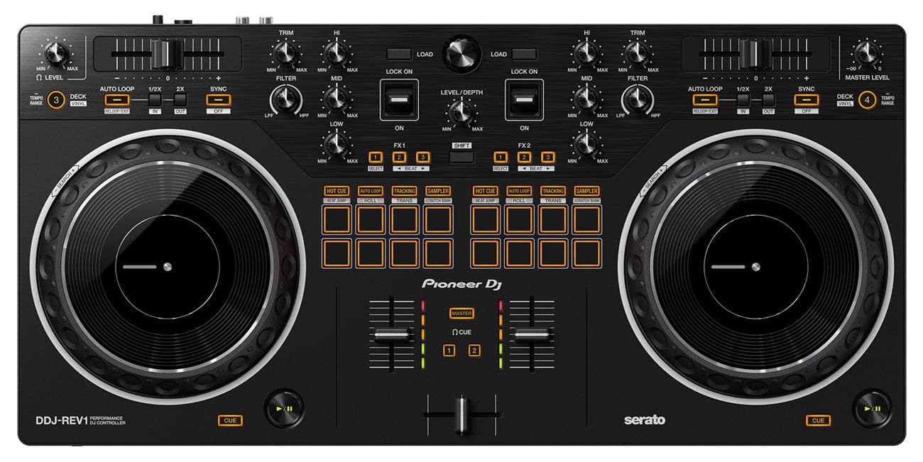 Pioneer DDJ-REV1 Ansicht von oben