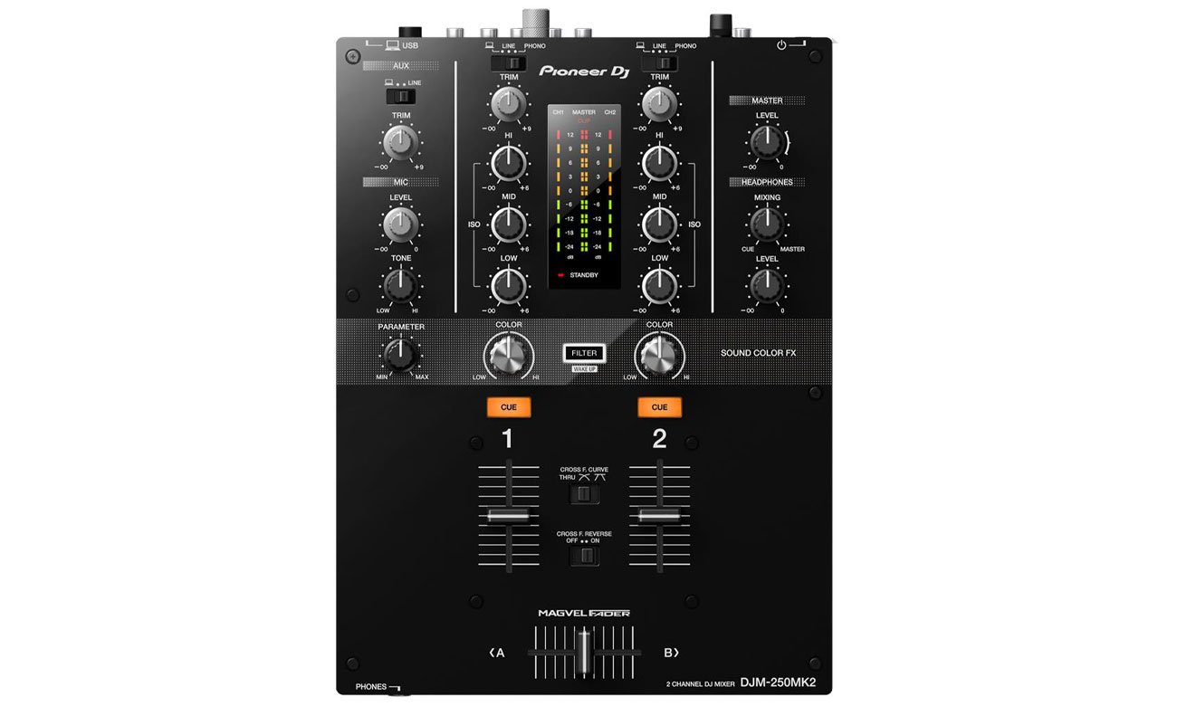  Pioneer DJM-250MK2 widok z góry