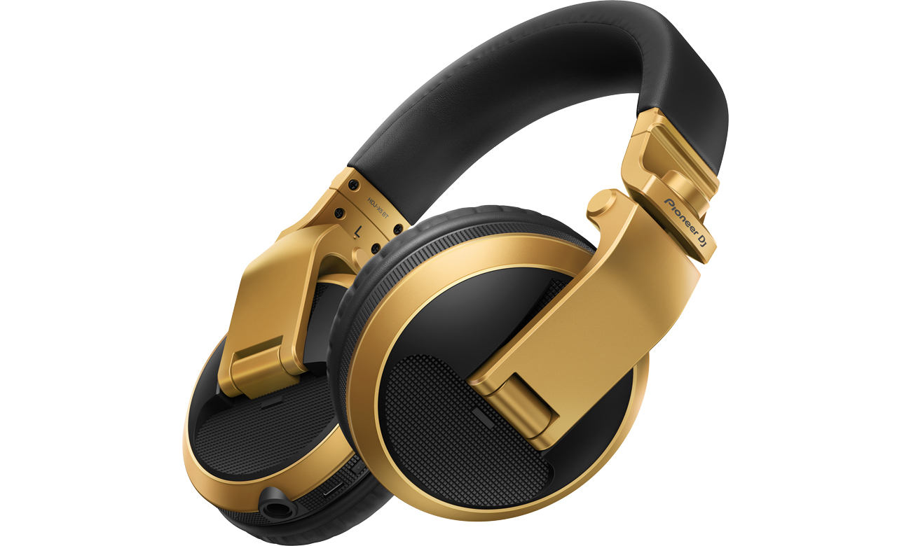 Słuchawki dla DJ Pioneer HDJ-X5BT Złote - Widok od przodu pod kątem