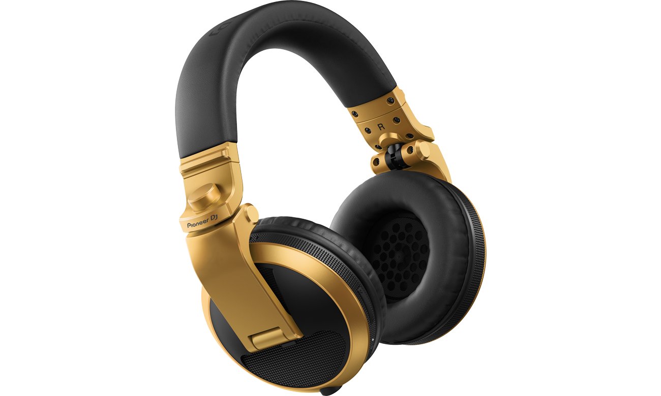 Słuchawki dla DJ Pioneer HDJ-X5BT Złote - Widok od przodu pod kątem